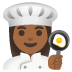 woman cook, medium-dark skin tone